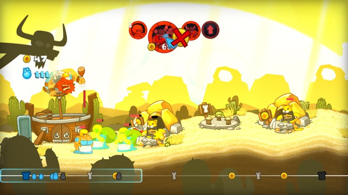 横スクロール式対戦RTS『Swords and Soldiers HD』Steamにて期間限定無料配布！