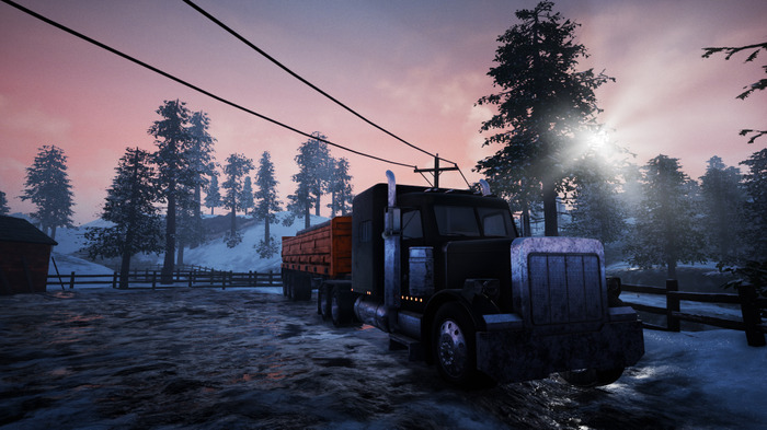 極北の過酷な環境下で運送に挑む『Alaskan Truck Simulator』発表！―探索や野生動物の狩りも可能