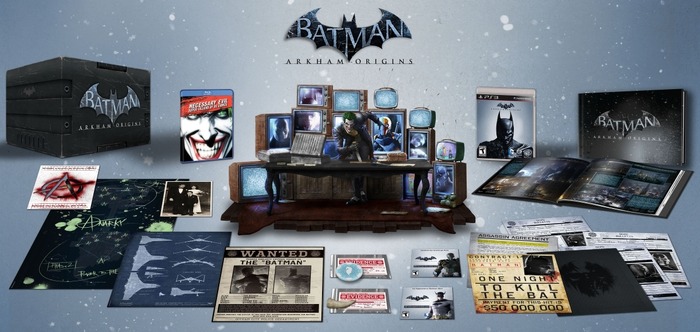 LEDを施したスタチューなどを同梱する北米向け『Batman: Arkham Origins』コレクターズエディションが発表