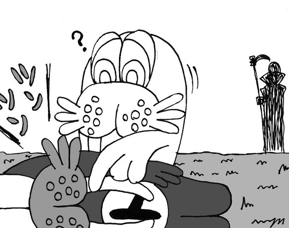 【息抜き漫画】『ヴァンパイアハンター・トド丸』第11話「この世にとどまらないトド丸」