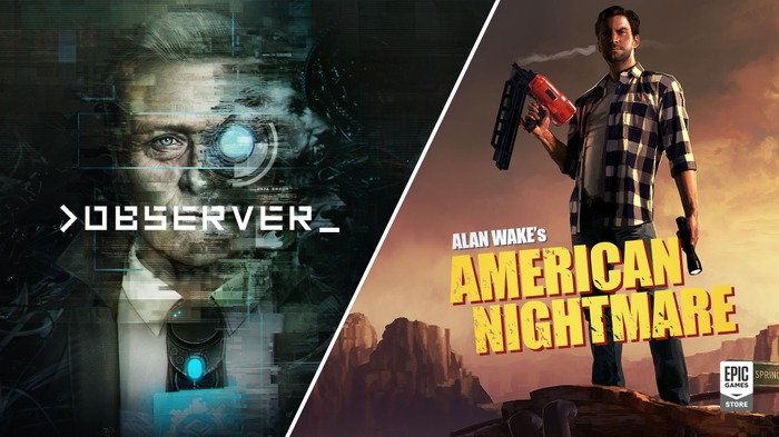 Epic Gamesストアにて『オブザーバー』『Alan Wake's American Nightmare』の期間限定無料配信が開始―次回は『Layers of Fear』『Q.U.B.E. 2』
