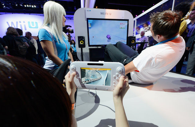 Wii U GamePadはタブレットに近いデバイス。写真提供: Getty Images