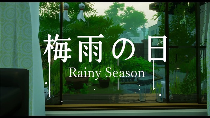 とある雨の一日をゆったり過ごす短編ADV『梅雨の日』Steam/itch.ioにて配信開始―雨音に癒されながら家族との会話や空想を楽しもう