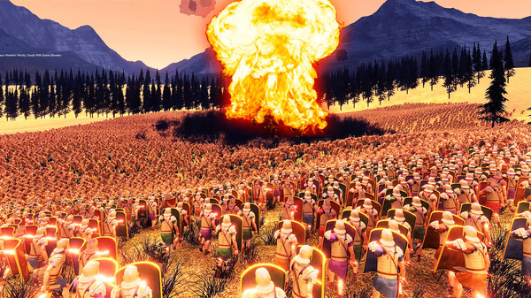 荒野に佇む兵士に対峙する多数の人影―超大群シム『Ultimate Epic Battle Simulator』開発の謎の映像明らかに