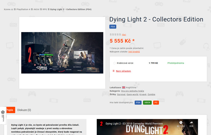 『Dying Light 2』未発表のコレクターズエディション情報が海外ストアに一時掲載