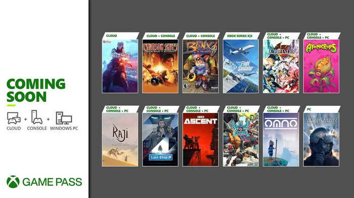 「Xbox Game Pass」7月後半ラインナップを海外向けに公開―XSX|S版『MSFS』などリリース直後のタイトル複数登場予定