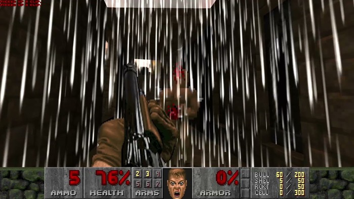 これが『DOOM：雨：決定版』だ！互換エンジン「GZDoom」向けに『GTA：トリロジー：決定版』の激しすぎる雨を降らせるMod登場