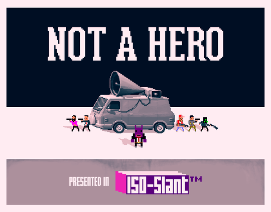 新作2.25Dシューター『NOT A HERO』が発表、開発元は『OlliOlli』を手掛けたRoll7スタジオ
