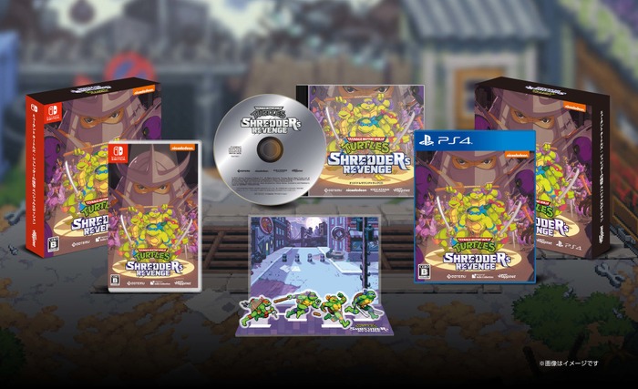 『ミュータント タートルズ：シュレッダーの復讐 スペシャルエディション』特典付きパッケージ版が国内PS4/スイッチで8月25日発売決定！
