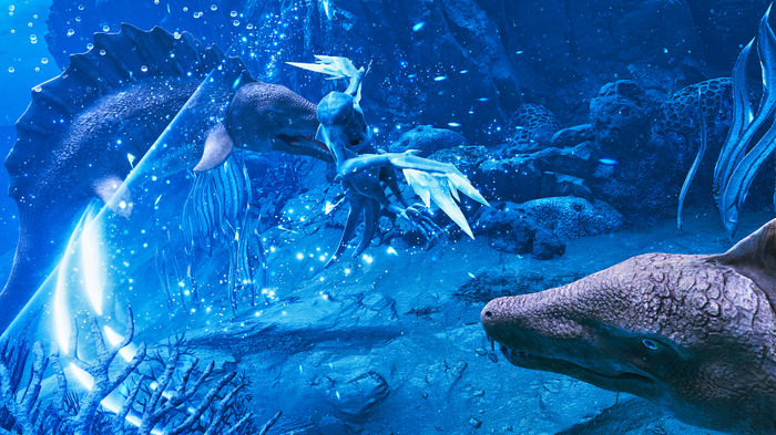 美しいグラフィックで描かれる6500万年後の海…SFアクション『グレイシャード』Steamページ公開