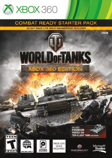 海外でXbox 360版『World of Tanks』のパッケージが8月に発売へ、6月には大型アップデートも