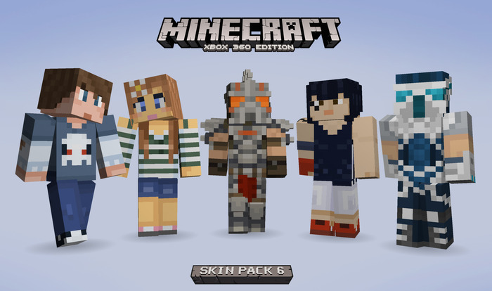 『Minecraft: Xbox 360 Edition』最新スキンパック「Skin Pack 6」の配信日及び全収録スキンが発表