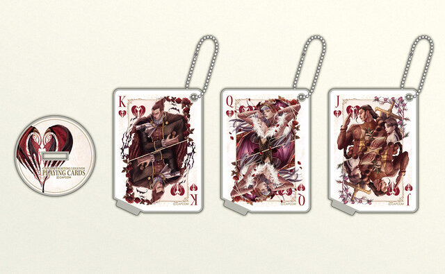 リュウ、モリガンら「カプコン格ゲーキャラ」が超カッコ良いトランプに!西洋風アレンジ光る新グッズ展開