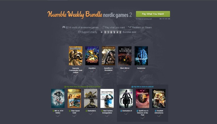 Humble BundleでNordic Gamesのバンドルが販売中、『レッドファクション』や『ダークサイダーズ』などが収録