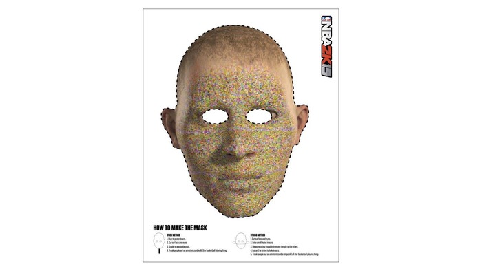 海外『NBA 2K15』公式Facebookが注目機能「Face scan」でハロウィンマスクを作成