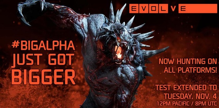 『EVOLVE』PS4版アルファテストが復旧、全機種で実施期間を延長へ