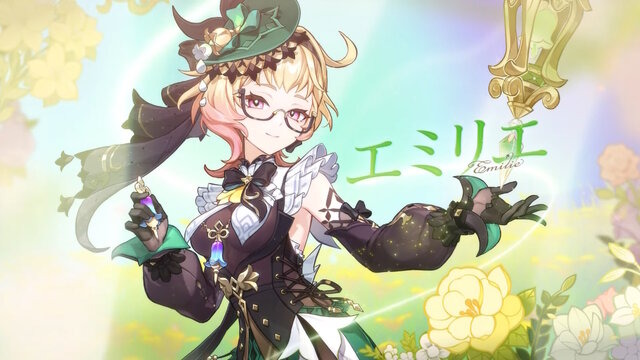 『原神』新キャラクター「エミリエ」の実戦紹介動画が公開!持続的な草元素を提供できる“サブアタッカー”として活躍