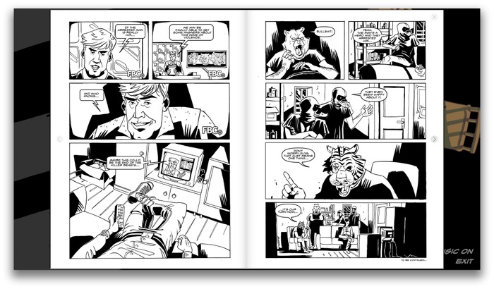 『Hotline Miami 2』のバックストーリーを描くデジタルコミックが配信開始、Steamから無料DL可能