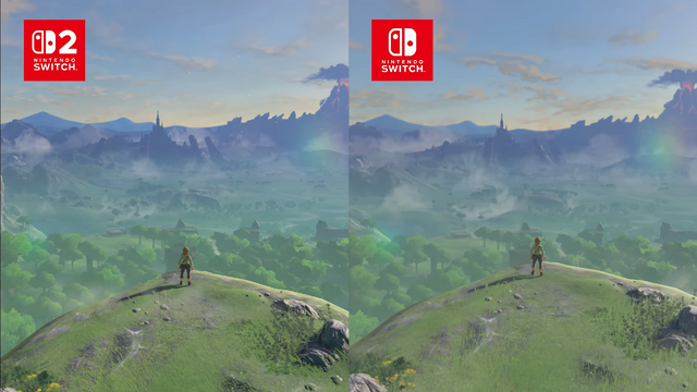 スイッチ2版『ゼルダの伝説 ブレワイ』は爆速ロード！公式比較動画で圧倒的な性能を見せつける―ハイラルもより美麗に