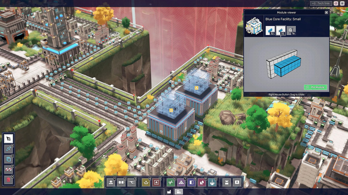 モジュールを加工し組み合わせて自動化工場を建築していく『Modulus』のデモ版が公開！