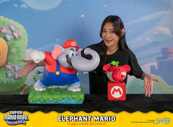どでかサイズのゾウマリオ像が予約開始