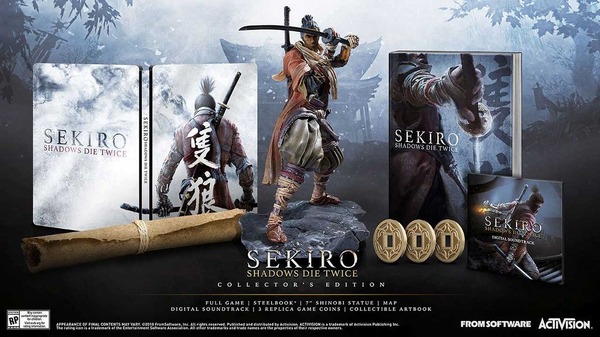 『SEKIRO: SHADOWS DIE TWICE』刀を構えたクールなフィギュア