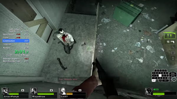 ゾンビは足場 怖くない Left 4 Dead 2 デッド エア を7分53秒で駆け抜けるco Opスピードラン Game Spark 国内 海外ゲーム情報サイト
