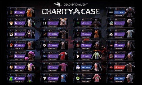 Dead By Daylight 有名配信者スキンを集めた Charity Case Dlcが国内ps4向けに配信開始 売上は慈善団体に寄付 Game Spark 国内 海外ゲーム情報サイト