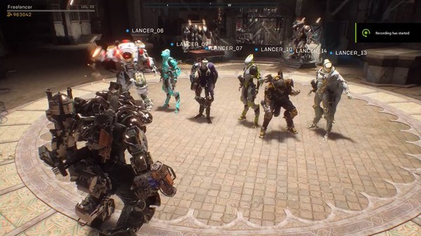 Anthem は最大16人が集合できるマルチプレイヤーハブを搭載 映像ではエモート合戦がチラリ Game Spark 国内 海外ゲーム情報サイト