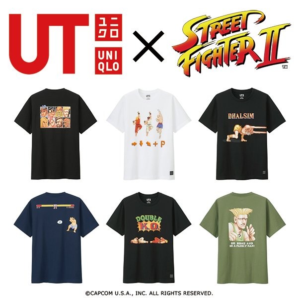 Utに ストリートファイター モンハン コラボデザイン登場 Tシャツの中で 昇龍拳ッ Game Spark 国内 海外ゲーム情報サイト