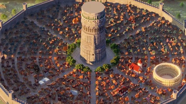 『マインクラフト』に出会いを求めるのは間違っているだろうか―「ダンまち」オラリオの街を海外プロチームが緻密に再現 1枚目の写真・画像