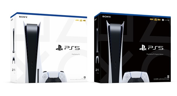 PS5、本体のパッケージデザインが公開─モノトーンでシンプルな 