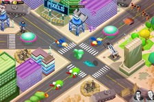 ゲームを題材にした映画『Pixels』の「ゲーム」が登場ーバンナムの無料タイトルに 画像