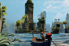 水没した都市遺跡を探索するADV『Submerged』のPS4版が発表―ボートで流れ着いた姉弟を描く 画像