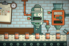 スープ工場お仕事シム『Consumption Line』無料配信―日に日に効率化する生産ライン、上がるノルマ、下がる給料 画像