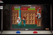 KFCがレトロ風ゲーム『Colonel Quest』公開―カーネルおじさんで撃って殴って揚げてみた 画像
