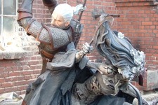 『The Witcher 3』海外アーティストが特製ゲラルト彫刻を制作、2メートル大の見事な逸品 画像