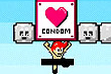 コンドームを手に入れろ！セーフセックスを訴える8-bitゲーム風啓発ビデオ 画像