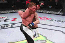 これは避けられない…『EA SPORTS UFC 2』で繰り出されたグリッチ軟体パンチ！ 画像
