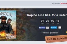 『Tropico 4』が9月11日まで無料配布、Humble Store“End of Summer”セール開催！ 画像