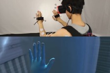VR内で触感を再現する新デバイス研究が公開―電気筋肉刺激で触れる感覚を再現 画像