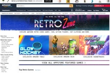 海外Amazonがレトロゲームに焦点を当てたWebポータル「Retro Zone」を開始 画像