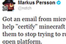 Notch氏が『Minecraft』のWindows 8向け認証要請を拒否 画像