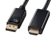 サンワサプライからDisplayPortからVGAとHDMI2種への変換ケーブルが発売 画像