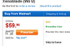 Wii U版『ゼノブレイド』発売？ 北米小売店に商品ページが出現 画像