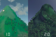 山になるシミュレーター『Mountain』がバージョン2.0に！ ビジュアルなどが強化 画像