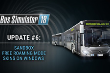日本語対応バス運転シム『Bus Simulator 18』自由走行とサンドボックスモード実装！ 画像