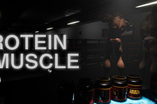 マッチョメンから逃げてプロテインを集める一人称ホラー『Protein for Muscle』Steamストアページが公開―舞台はボディービルダー養成学校 画像