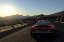 PS4ローンチタイトル『DriveClub』の最新ゲームプレイ映像にて、夕日が沈むコースでのレースを紹介 画像