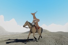 カオスな鹿シム『ごく普通の鹿のゲーム DEEEER Simulator』Steam早期アクセス開始日発表！ 画像
